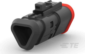 Złącze samochodowe 3-pinowe Deutsch 2-rzędowe Męski 13A DEUTSCH DT Obudowa złącza samochodowego