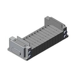 Podstawa rozdzielacza 12-drogowa Szybkozłączka 6 mm SMC