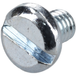 R-TECH 337017 Slotted Pan Head Machine Screws BZP M4 6mm - Pack Of 100