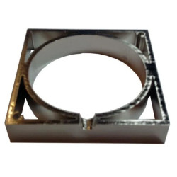 Dystans do oprawy meblowej PROS kwadrat ramka dystans srebrny