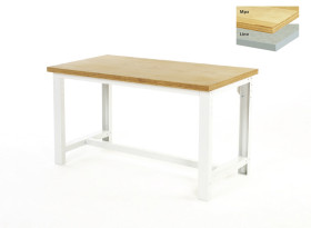 Stół warsztatowy szer. 1500mm Nie maks. obciążenie: 800kg Stół warsztatowy Stal dł. 750mm wys. 840mm