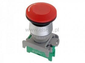 Przycisk dłoniowy czerwony blokada ( NO ) GRZYB