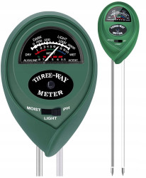 PH Meter Soil Moisture Acid Tester 3in1
