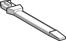 Uchwyt do oznakowań końcówek kablowych AR1SC03 /100szt./