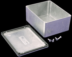 1550WC Die-cast aluminium housing, 115 x 90 x 55 mm, IP66