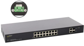 Gigabitowy switch PoE+ 16-portowy SFG116WP bez zasilacza do 16 kamer IP