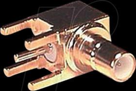 SMB PCB panel plug 90° for RG174/U