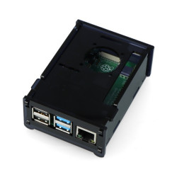 Obudowa do Raspberry Pi 4B - czarna - LT-4B13