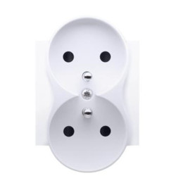 SIMON54 biały DGZ2MZP/11 Pokrywa gn. podw .zu