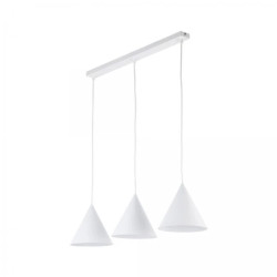 Lampa wisząca potrójna na belce biała CONO 10011 TK Lighting