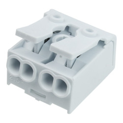 Kostka Elektryczna z Dźwignią Szybkozłączka 2x0.75-2.5mm2 450V VDE DGN DG238-10.0-02P-19-03