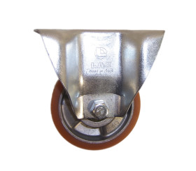 Koło samonastawne średnica kabla 80mm Otwór na śrubę LAG 120kg wysokość całkowita 106mm