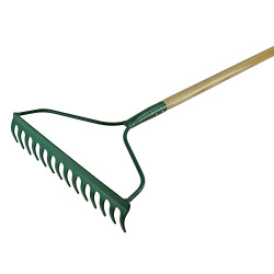 Faithfull FAICOUGR Countryman Garden Rake 14 Flat Tines