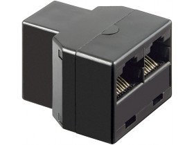 T-Adapter ISDN Gniazdo RJ45 (8P8C) 2x gniazd RJ45 (8P8C)