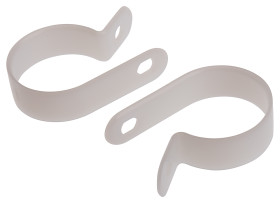 Zacisk typu P Ø zew. 25.4mm materiał: Nylon szerokość 12mm kolor , kolor: Naturalny