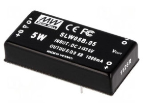 Przetwornica DC/DC 5W 18-36VDC 5VDC Iwyj 1000mA SLW05B-05