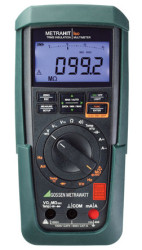 Multimetr cyfrowy przenośny True RMS: Tak Prąd przemienny, napięcie przemienne, pojemność, prąd stały, napięcie stałe,