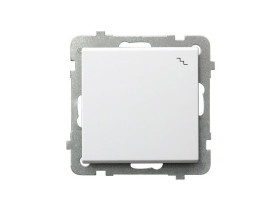 SONATA Wyłącznik schodowy biały ŁP-3R/m/00 OSPEL