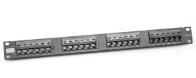 Patch panel, patchpanel, 24 porty UTP kat6, IDC 110