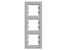 ASFORA Ramka 3 potrójna pionowa aluminium EPH5810361 SCHNEIDER ELECTRIC