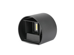 VT-756 6W Kinkiet walec LED CHIP BRIDGELUX barwa: 4000K czarny 7090 V-TAC