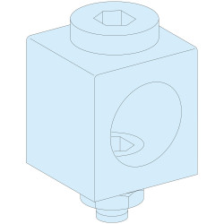 Złącze LVS07052 Aluminium Szynoprzewód wiercony M10
