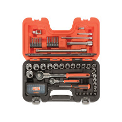 Bahco SW79 Swivel Socket Set of 79 Metric 1/4in &amp; 1/2in Drive