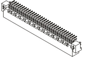 Złącze DIN 41612 64 -pinowe 2 -rzędowe raster: 2.54mm Męski 09023646921