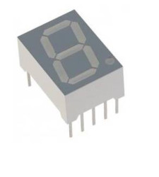 Wyświetlacz 7-seg. 0,51" Katoda zielony HDSP-516G