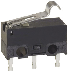 Łącznik Micro z dźwignią z rolką Omron SPDT IP40