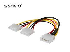 Elmak SAVIO AK-09 Kabel zasilający/ adapter /rozdzielacz Molex 4pin M/2x4pin F