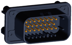 Złącze samochodowe 23-pinowe TE Connectivity 3-rzędowe Męski AMPSEAL Montaż na panelu Lutowane Złącze PCB