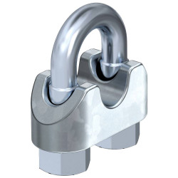 OBO Bettermann 5302056 Steel Cable Clamp Malleable Iron Hot-Dip Galvanised