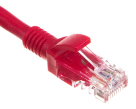 Kabel krosowy patchcord U/UTP kat.6 10m czerwony