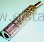 Jack 6,3 GN stereo na kabel metal