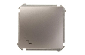 Simon Basic Łącznik schodowy, szybkozłącza, stal inox BMW6.01/21