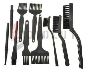 Zestaw 10 szczotek i pędzli antystatycznych ESD