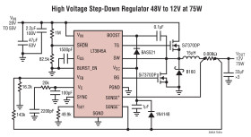 High Voltage Synchronous Current Mode Step-Down Controller with Adjustable Operating Frequency