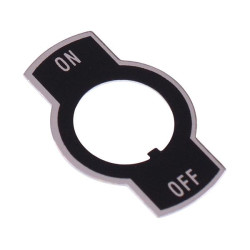 U19 APEM Name Plate for 12mm Toggle Switch