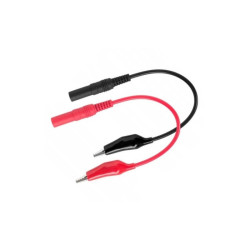 PRZEWODY KLIPSY POMIAROWE KROKODYLKI WTYK BANAN 4mm DO MIERNIKA UNI-T