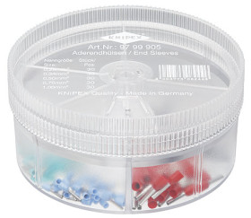 Zestaw tulejek połączeniowych 1mm² Mieszany Knipex