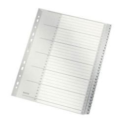 Leitz 12810000 Index A4 Oversized Grey 31 Dividers Polypropylene
