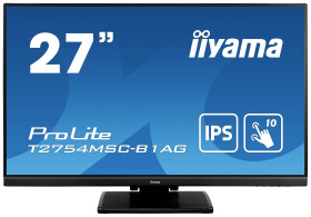 Iiyama ProLite T2754MSC-B1AG Monitor EEK F (A - G) 68.6 cm (27 cal) 1920 x 1080 px 16:9 4 ms VGA, HDMI, Audio-Line-in, U
