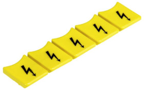 Wieland Electric 04.343.9253.8 Osłona ze znakiem ostrzegawczym 10 szt.