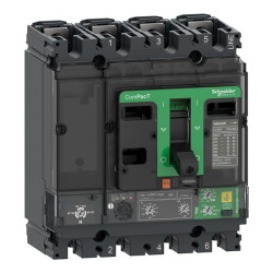 Wyłącznik kompaktowy MCCB, 4-biegunowy, 160A, Stałe, Schneider Electric, ComPacT NSX