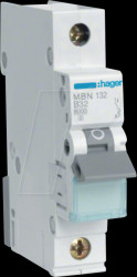 MBN132 Circuit breaker, 1-pole, 6 kA, B characteristic, 32 A, 1 module