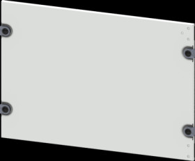 Aperture, rectangular, sheet steel, (W x H x D) 800 x 350 x 10 mm, light gray, 8PQ2035-8BA01