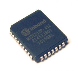 Pamięć EPROM kasowalna elektrycznie W27C512 PLCC32 45ns (zam. 27C512)