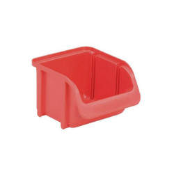 H&#xFC;nersdorff 671100 Storage Bin 102x74x115mm Red Durable Plastic