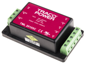 Zasilacz impulsowy nap. wyjściowe: 5V dc 20W 4A 1 wyjście nap. wejściowe: 100 → 375 V dc, 90 → 264 V ac